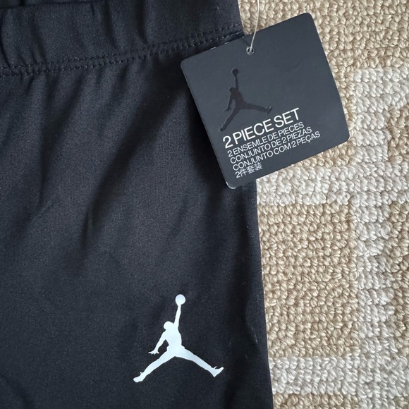 Jordan Logo Leggings + Member’s Mark Snow Boots Black Blue 2-Piece Gift Set 24M - Picture 5 of 14